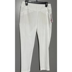 NWT Lilly Pulitzer Corso Pants Resort White Size 10 UPF 50‎ Luxletic